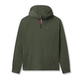 flatlay 0682 Training Hoodie in olive, front view
