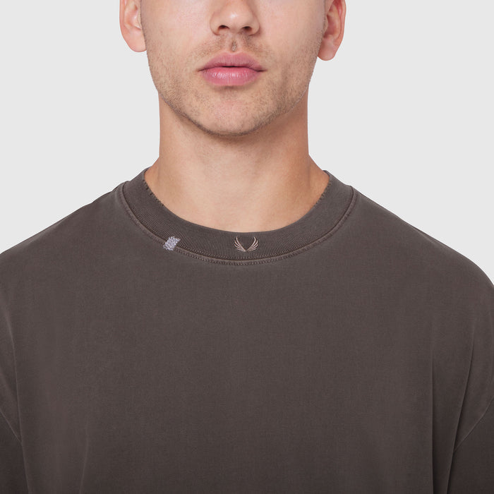 0797. Tech Essential™ Relaxed Tee - Faded Dark Earth