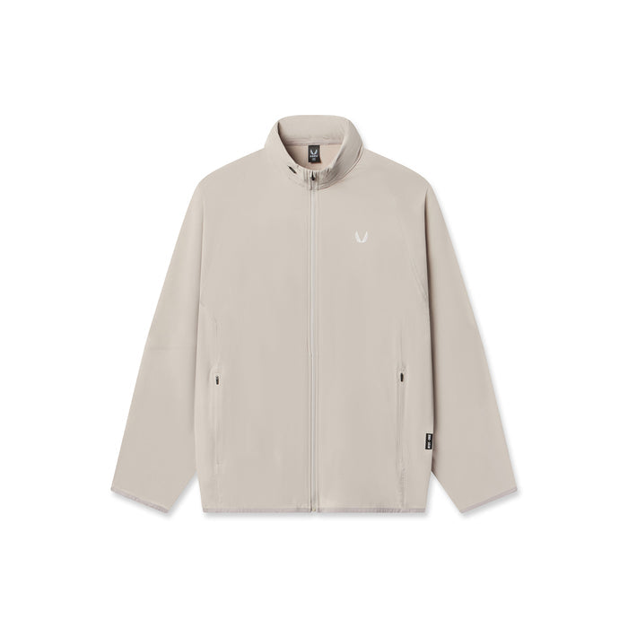 flatlay Aerotex Weather-Ready Bonded Windbreaker in chai, front view