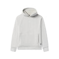 flatlay Deltapeak® Oversized Hoodie in light grey, front view