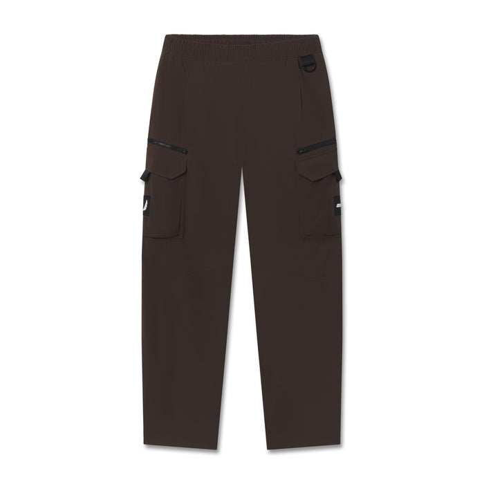 flatlay Tetra-Lite® Cargo City Pant in dark earth brown, front view