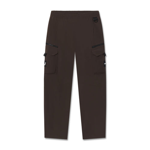 flatlay Tetra-Lite® Cargo City Pant in dark earth brown, front view