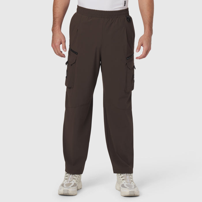 Tetra-Lite® Cargo City Pant in dark earth worn by model, front view