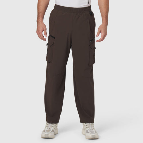 Tetra-Lite® Cargo City Pant in dark earth worn by model, front view