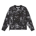 flatlay Tetra-Lite Blade Collar Zip Jacket in black pixel camo, front view