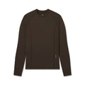flatlay LYCRA® ADAPTIV Baselayer Longsleeve in Dark Earth, front view