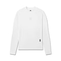 flatlay LYCRA® ADAPTIV Baselayer Longsleeve in white, front view