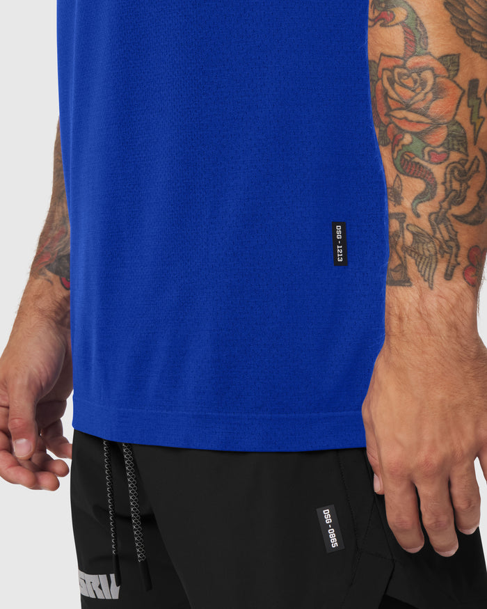 1213. Seamless Training Tee - Electric Blue