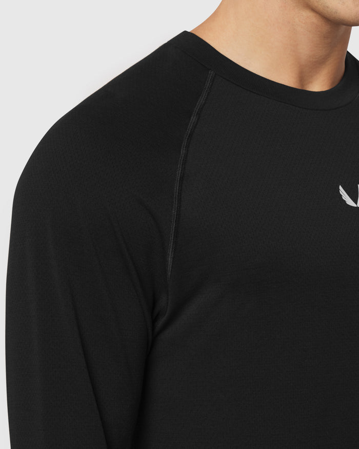 1214. Seamless Training Long Sleeve - Black