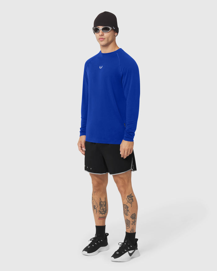1214. Seamless Training Long Sleeve - Electric Blue