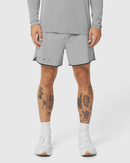 1219. Aerotex™ Perforated Linerless Short - Slate Grey