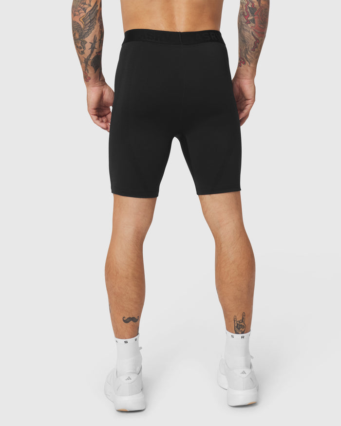 1224. Seamless 1/2-Length Legging - Black