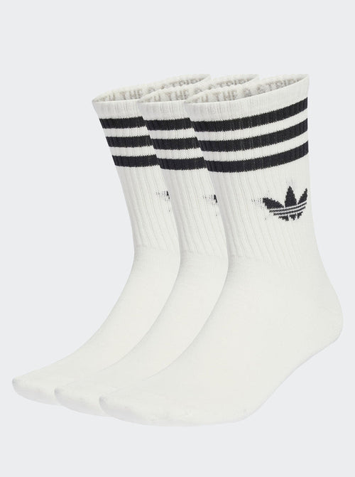 3-Stripes Crew Socks 3 Pairs