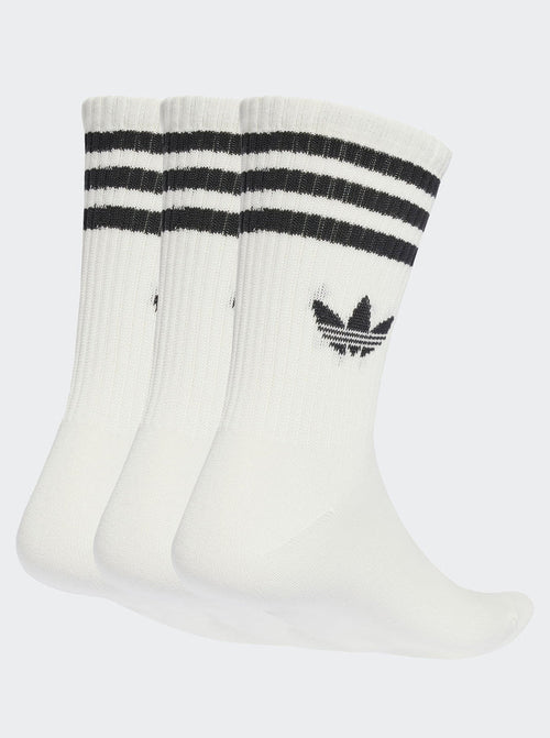 3-Stripes Crew Socks 3 Pairs