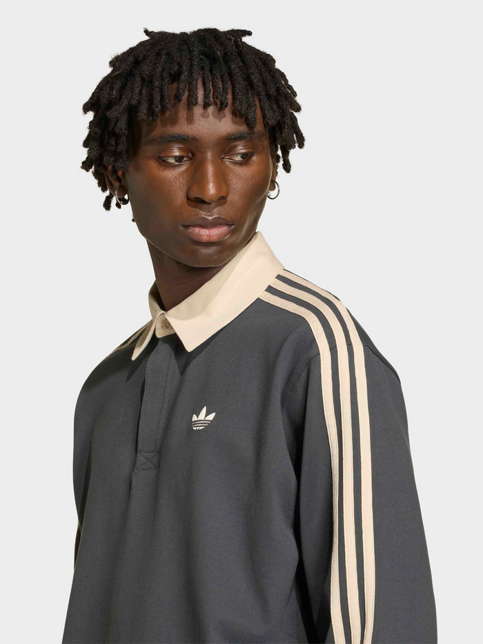 3-Stripes Rugby Longsleeve Polo