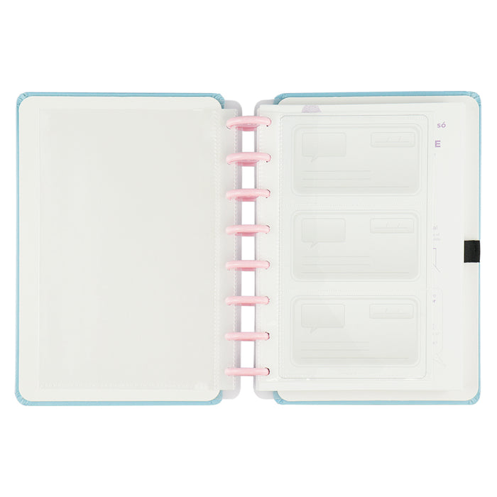 Agenda Inteligente Azul Pastel