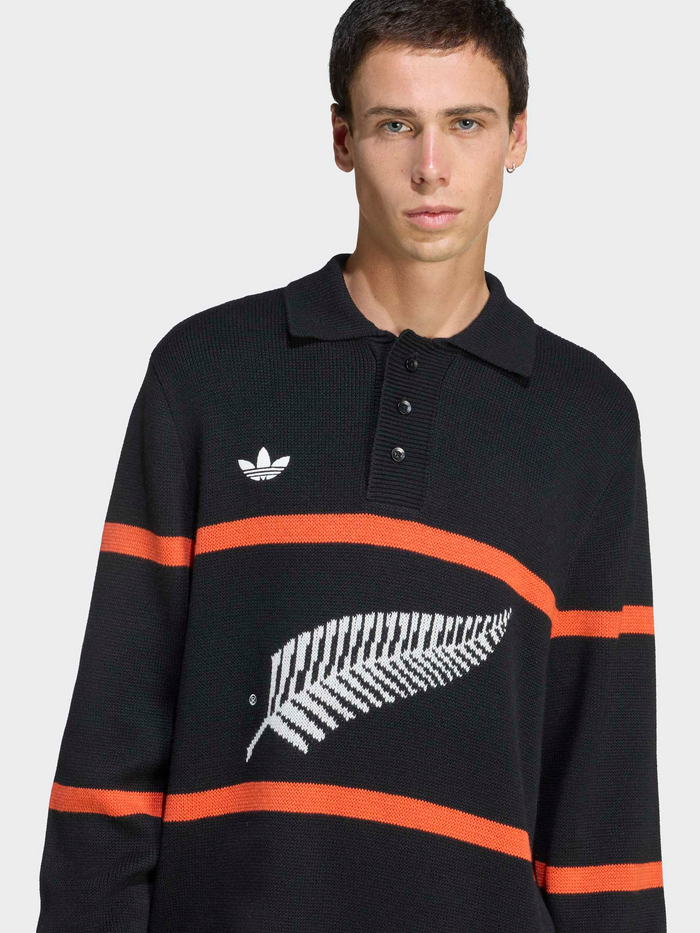 All Blacks Knitted Polo