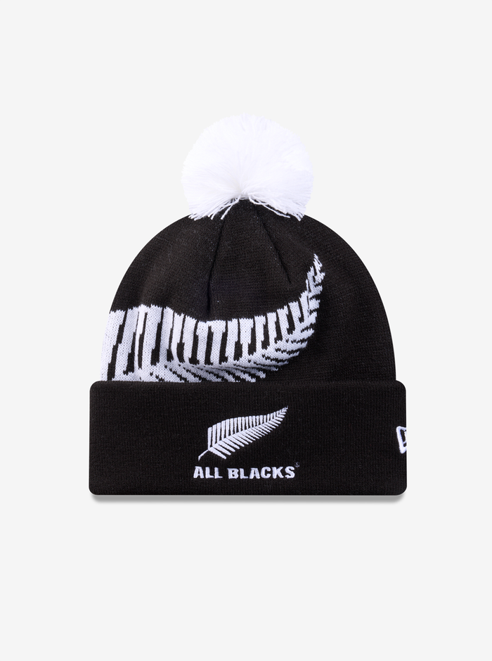 All Blacks Silver Fern Knit Beanie