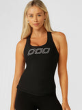 Amy Fitted Active Rib Tank