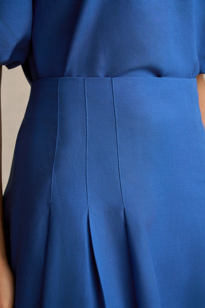 Appliqué Detail Skirt - Cobalt