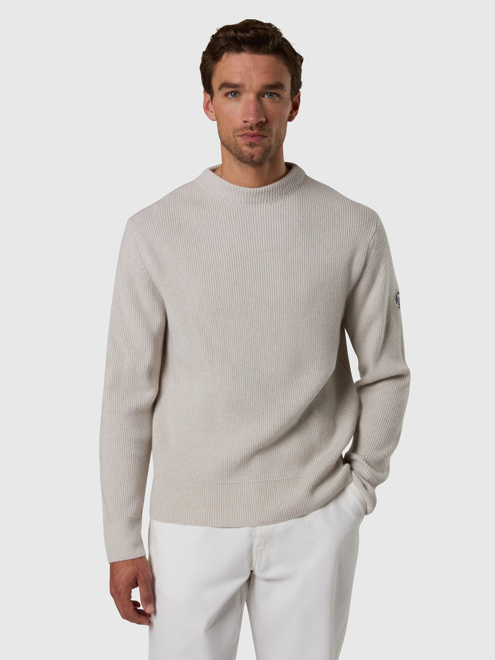 1 | White onyx | crewneck--gg-knitwear-699643