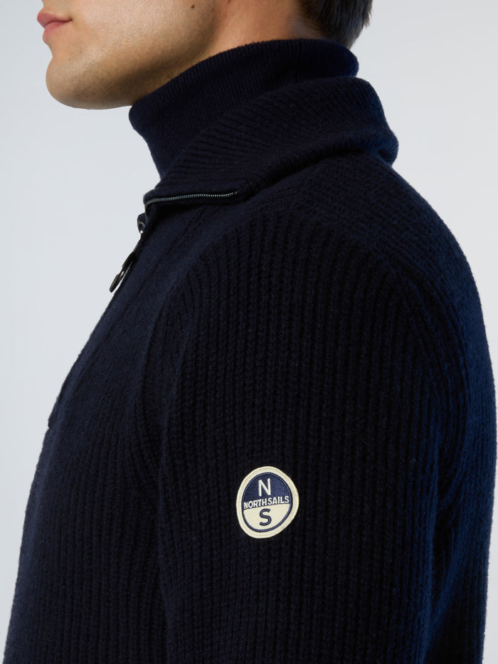6 | Navy blue | half-zip-5gg-knitwear-699202