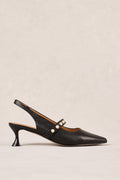 Audrey Kitten Heel - Black