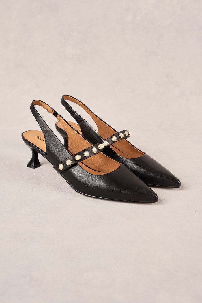 Audrey Kitten Heel - Black
