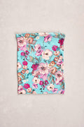 Azure Floral Laundry Bag