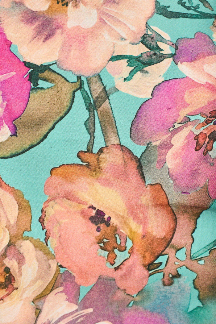 Azure Floral Quilt Cover Set