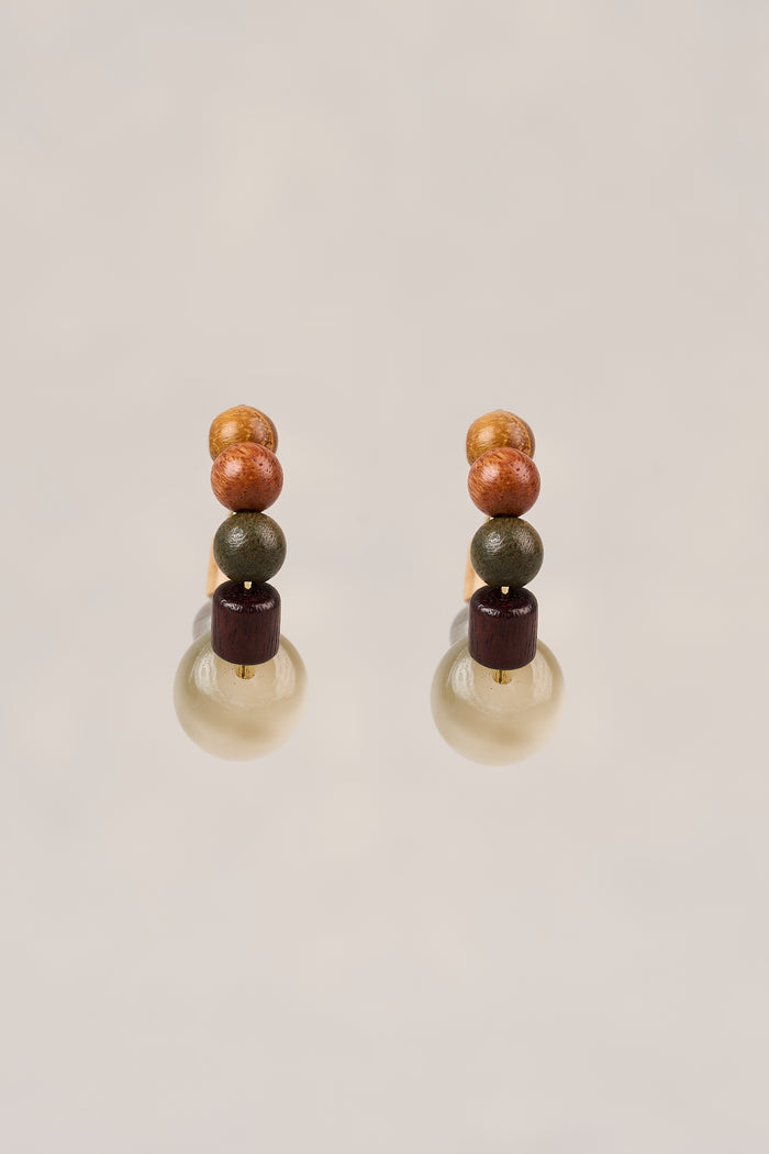 Beaded Hoops - Multicolour