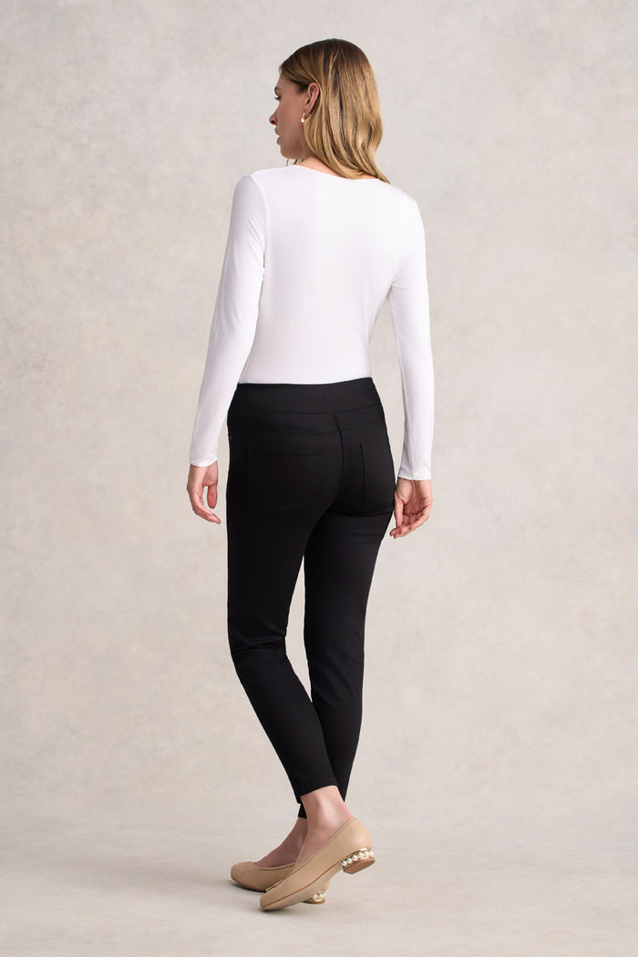 Bengajean ankle length Skinny Leg - Jet Black
