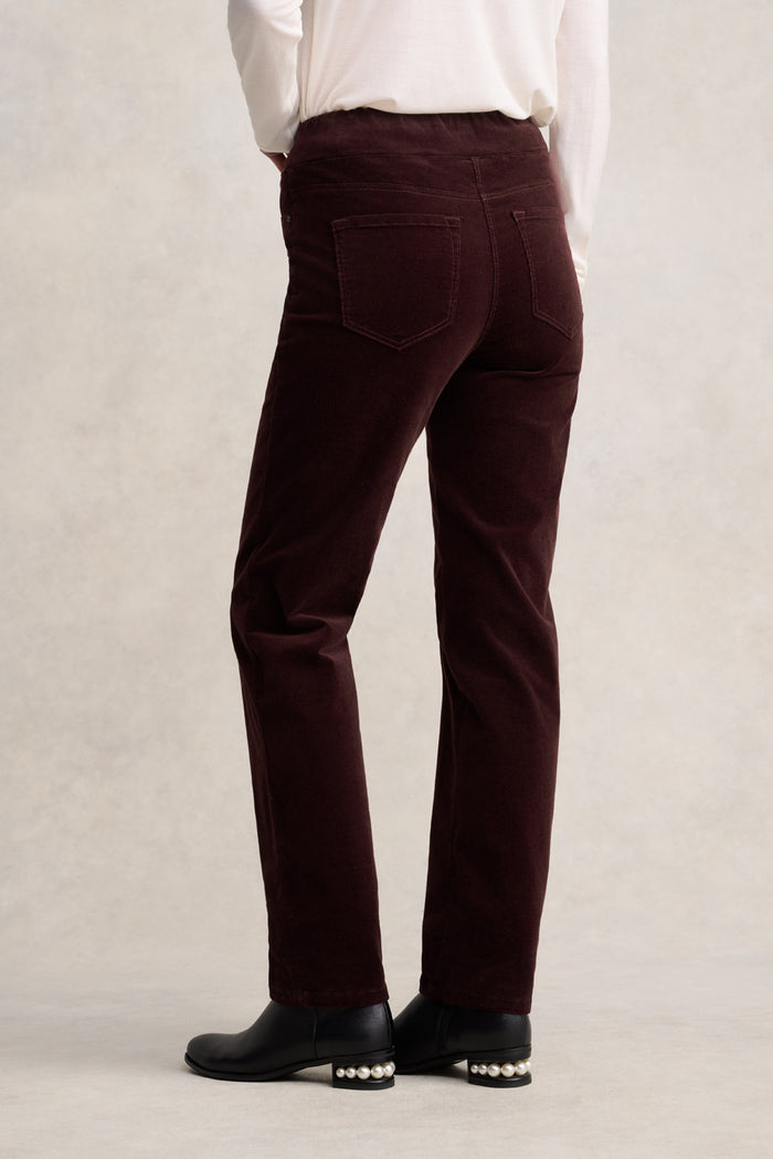 Bengajean® Cord Straight Leg - Burgundy