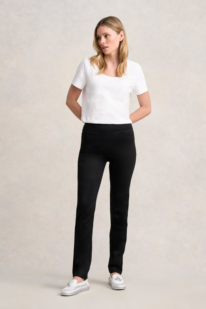 Bengajean® Full Length Straight Leg - Black Noir