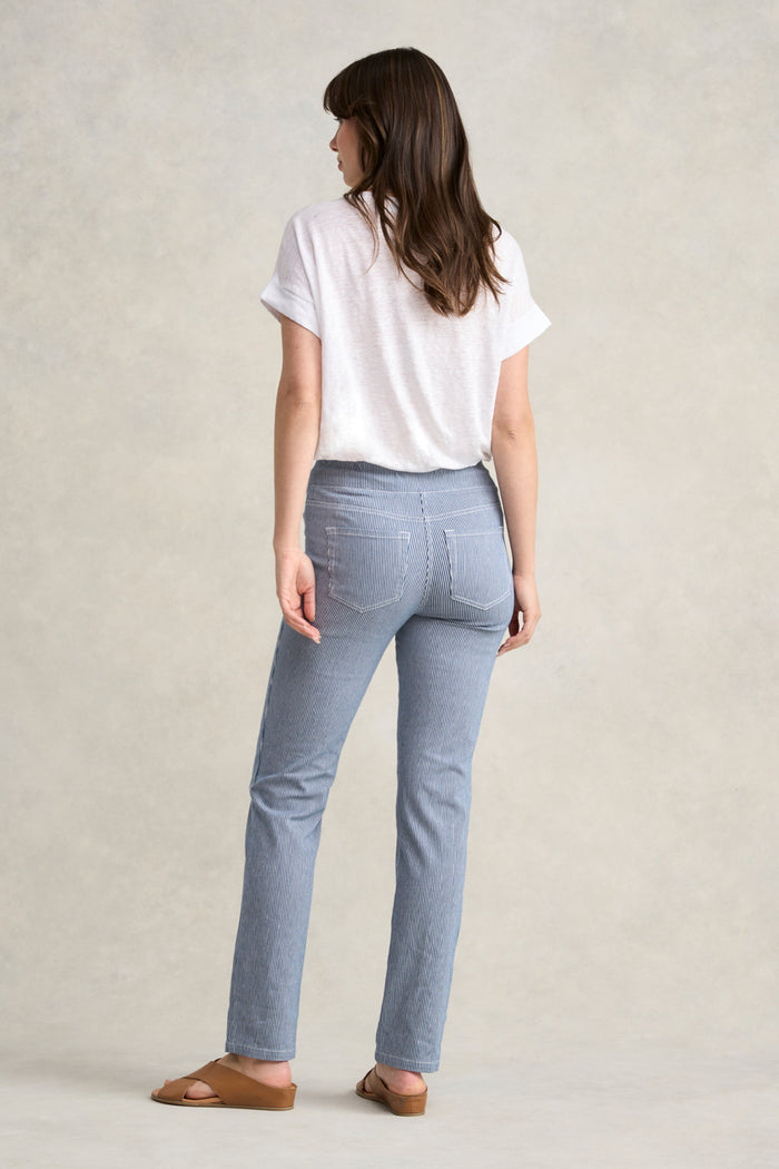 Bengajean Full Length Straight Leg - Nautical Stripe