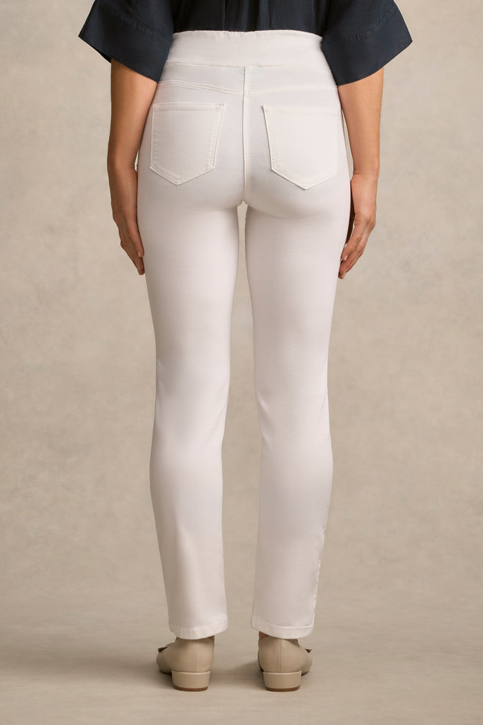 Bengajean® Full Length Straight Leg - White