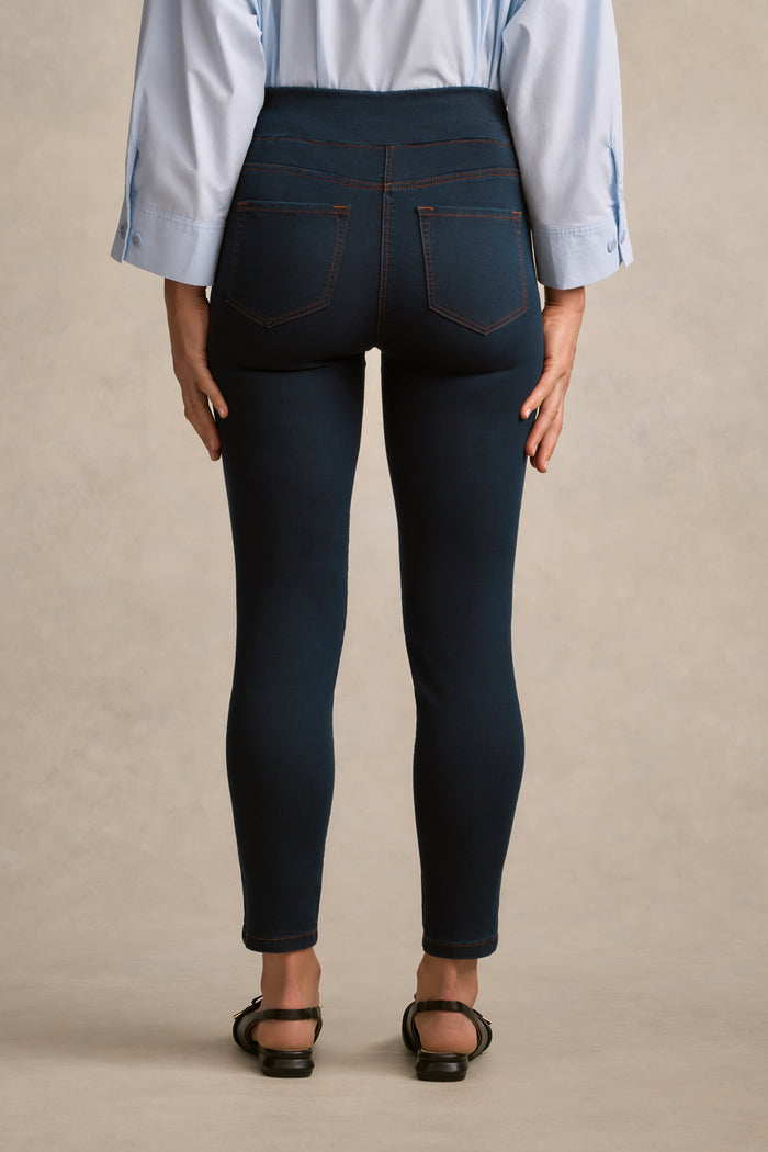 Bengajean® Good Earth Cotton® 7/8 Skinny Leg - Clean Denim Blue