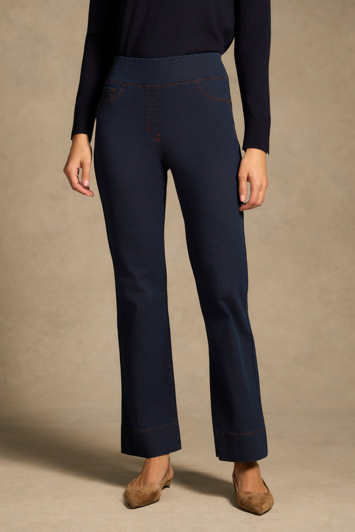 Bengajean® Good Earth Cotton Relaxed Bootcut - Clean Denim Blue