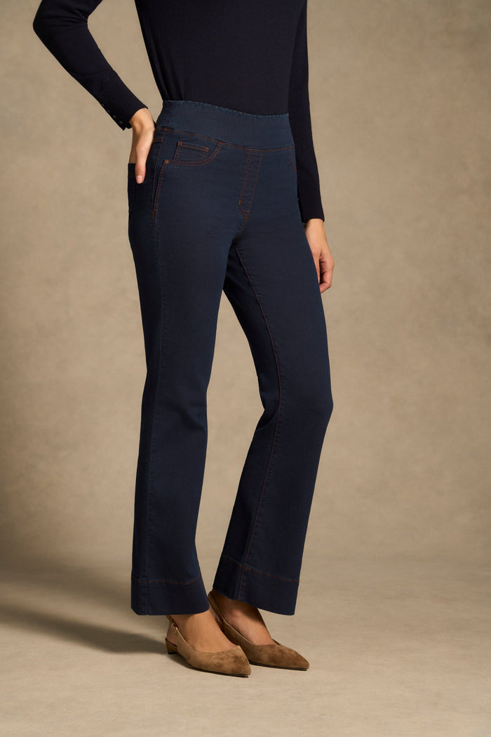 Bengajean® Good Earth Cotton Relaxed Bootcut - Clean Denim Blue