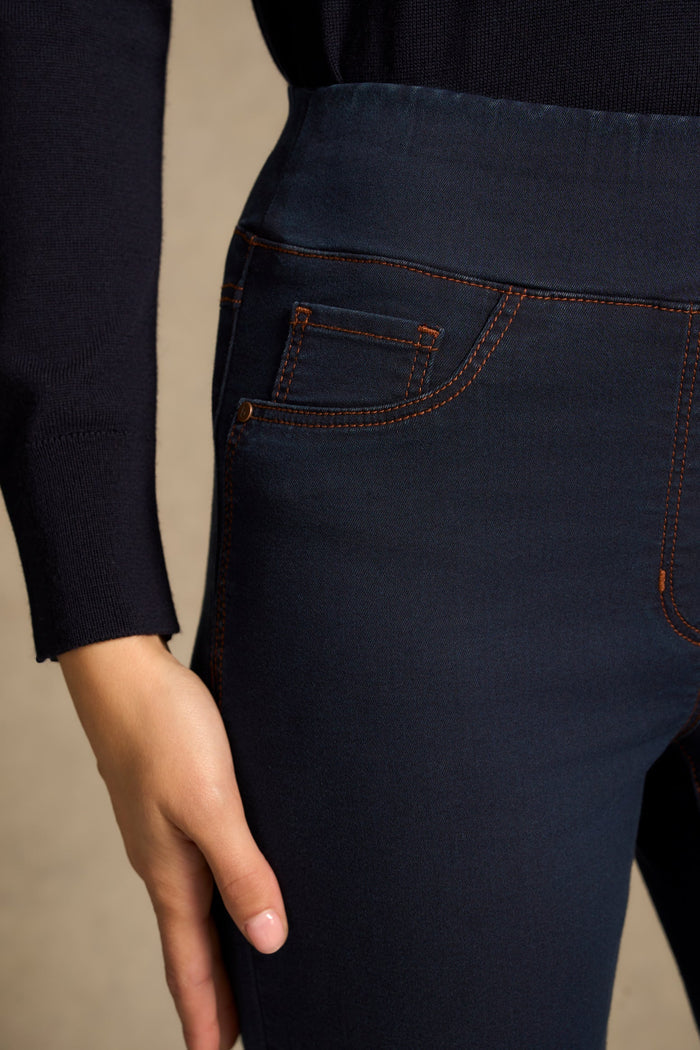 Bengajean® Good Earth Cotton Relaxed Bootcut - Clean Denim Blue