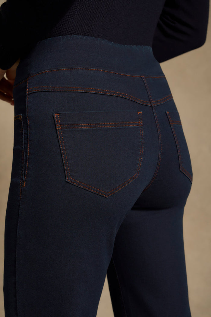 Bengajean® Good Earth Cotton Relaxed Bootcut - Clean Denim Blue