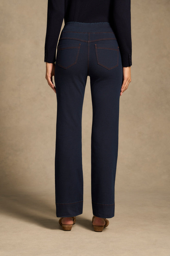 Bengajean® Good Earth Cotton Relaxed Bootcut - Clean Denim Blue