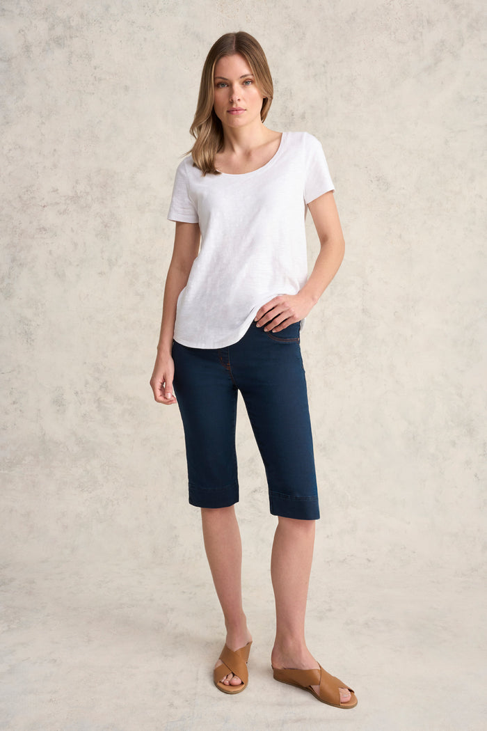 Bengajean Good Earth Cotton Short - Denim Blue