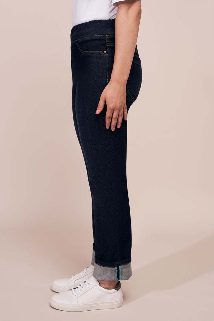 Bengajean Long Length Petite - Denim Medium Wash