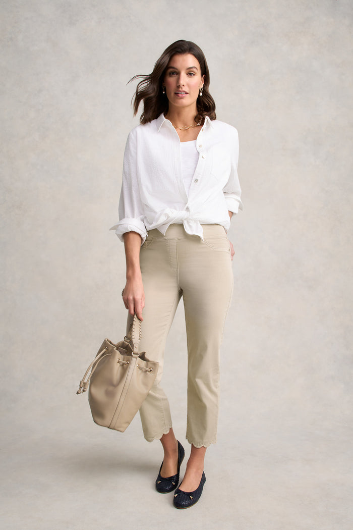 Bengajean® Scallop Detail – Stone