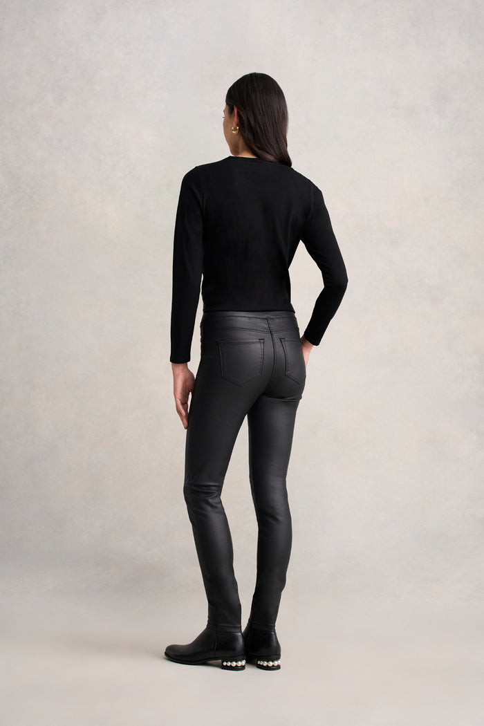 Bengajean® Skinny Leg Coated - Black