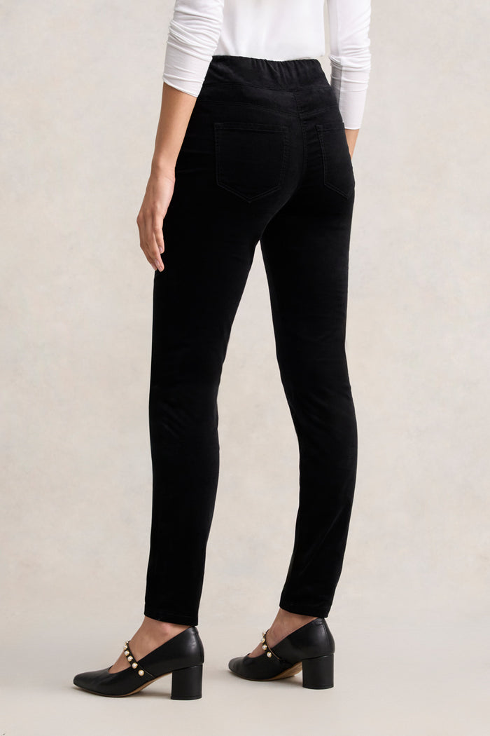BENGAJEAN VELVET SKINNY LEG - BLACK