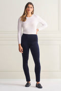 Bengajean Full Length Velvet Skinny Leg - Ink