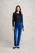 Bengajean® Velvet Straight Leg - Prussian Blue