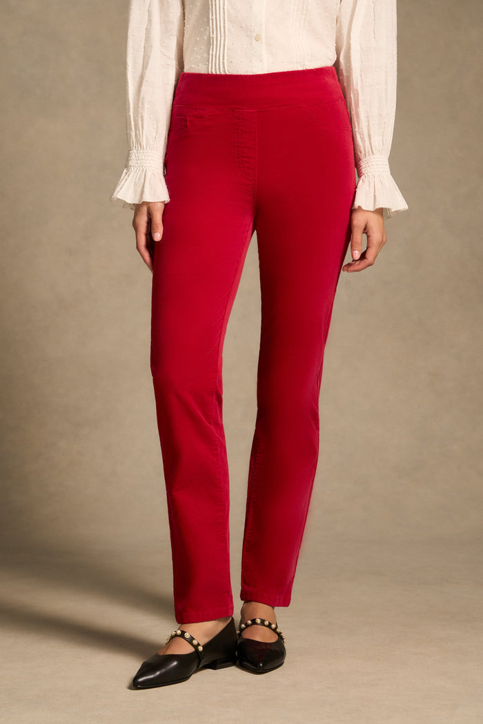 Bengajean® Velvet Straight Leg - Rouge